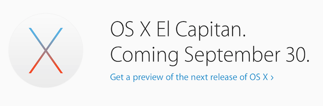 os-x-el-capitan-release-date
