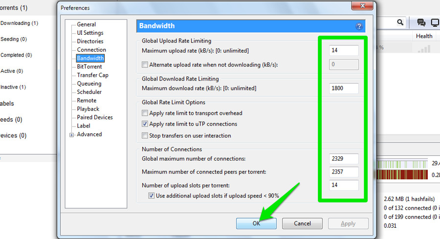 how to speed up torch torrent