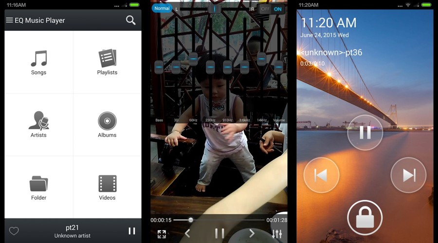 android wear music player