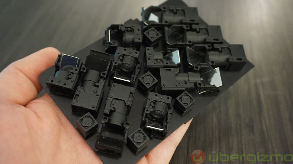 There are 16 phone-like cameras inside.