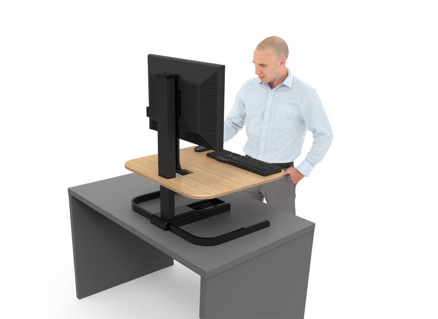Nextdesk Crossover Is An Affordable Standing Desk Alternative Most Part A Lot Of Standing Desks We Ve Seen Especially Those With Automation Are Expensive And Require You To Swap Out Your Old Desk For New One