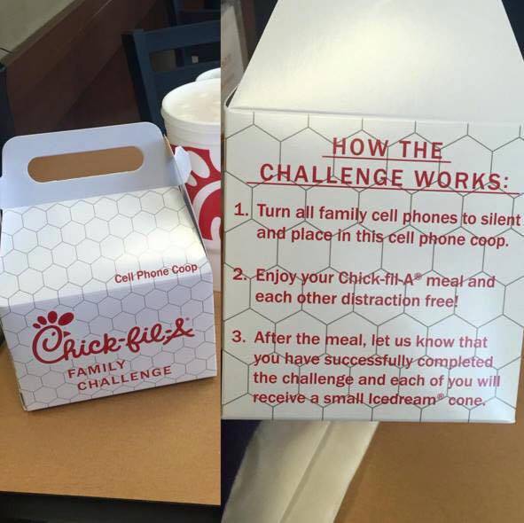 ChickfilA Giving Free Ice Creams To Those Who Put Their Phones Down