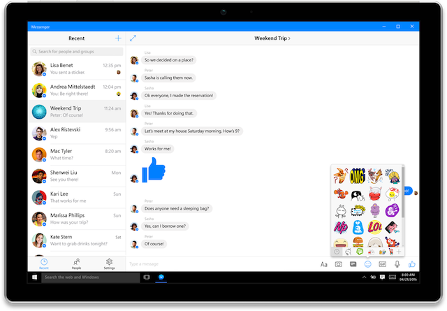 messenger-new-app-windows-10