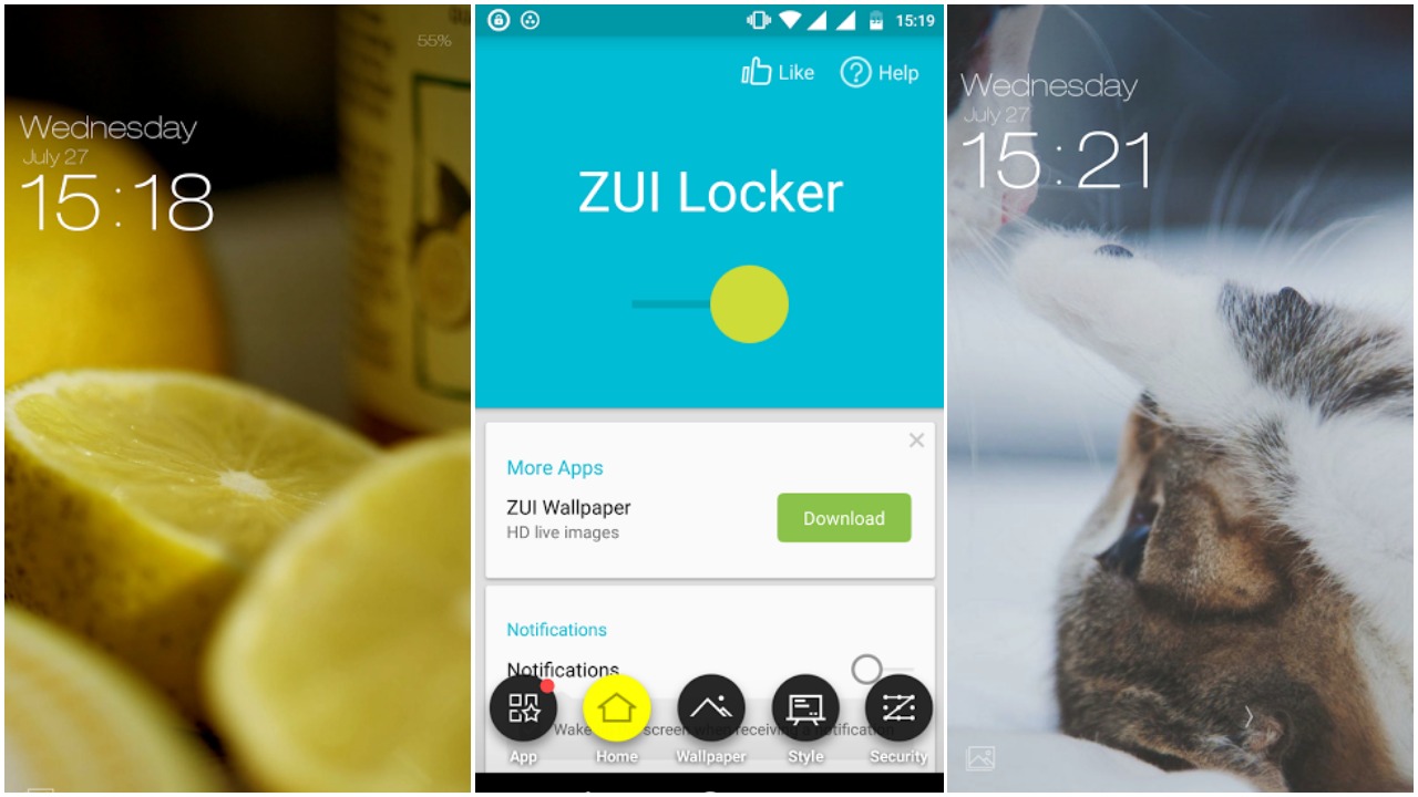 ZUI_locker_android_screenshot