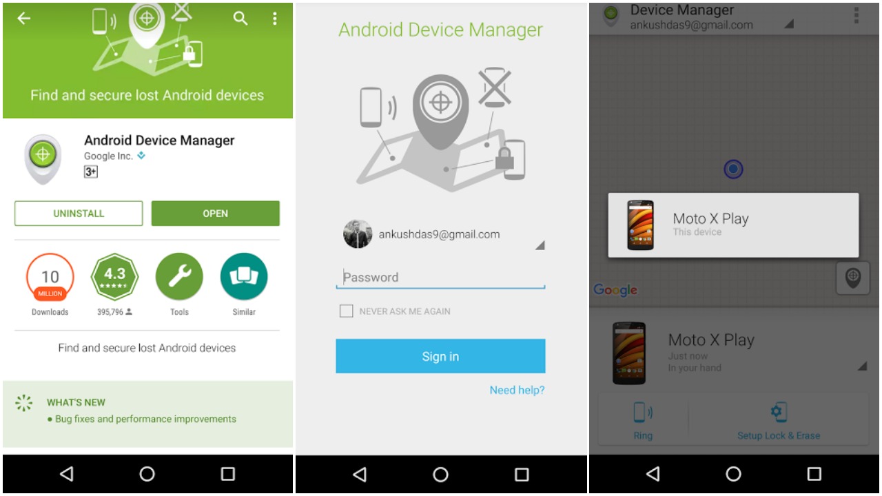 How to use Android Device Manager To Locate or Wipe Your Phone