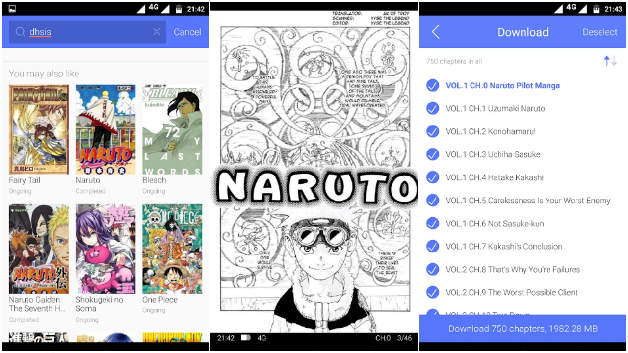 what is the best free manga app for android