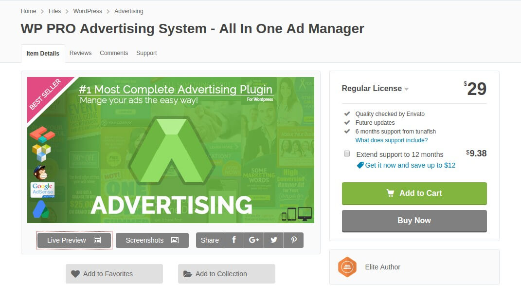 WP PRO advertising