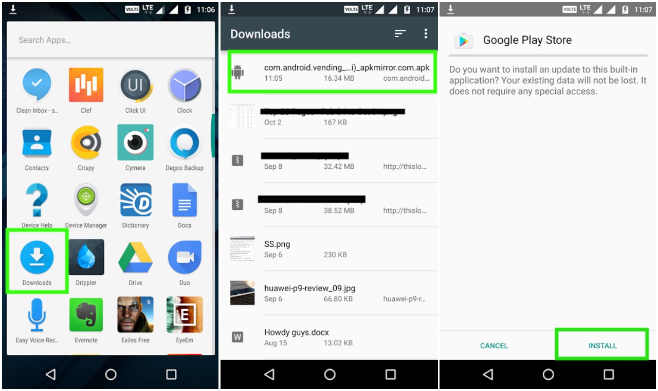 install play store