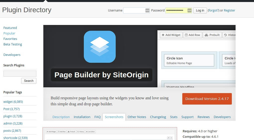 page builder