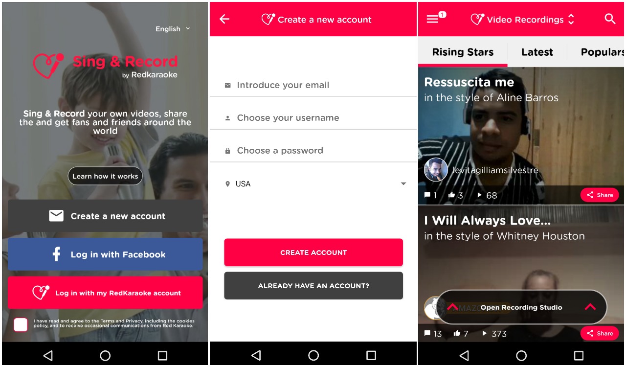 karaoke app for Android