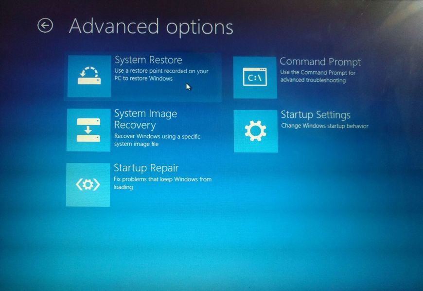 how to do a system restore