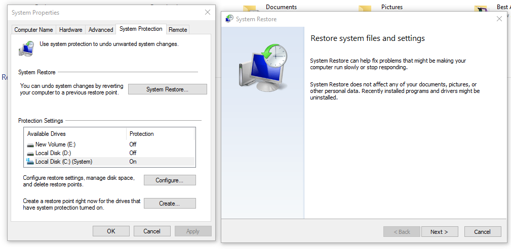 how to system restore
