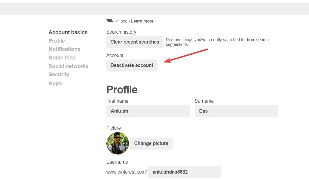 How To Delete Your Pinterest Account | Ubergizmo