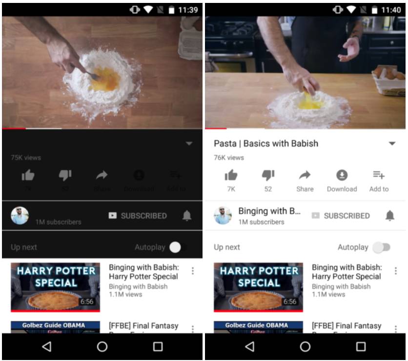 mode dark apk telecharger Android Mode Reveals YouTube Teardown Dark  Ubergizmo APK Possible