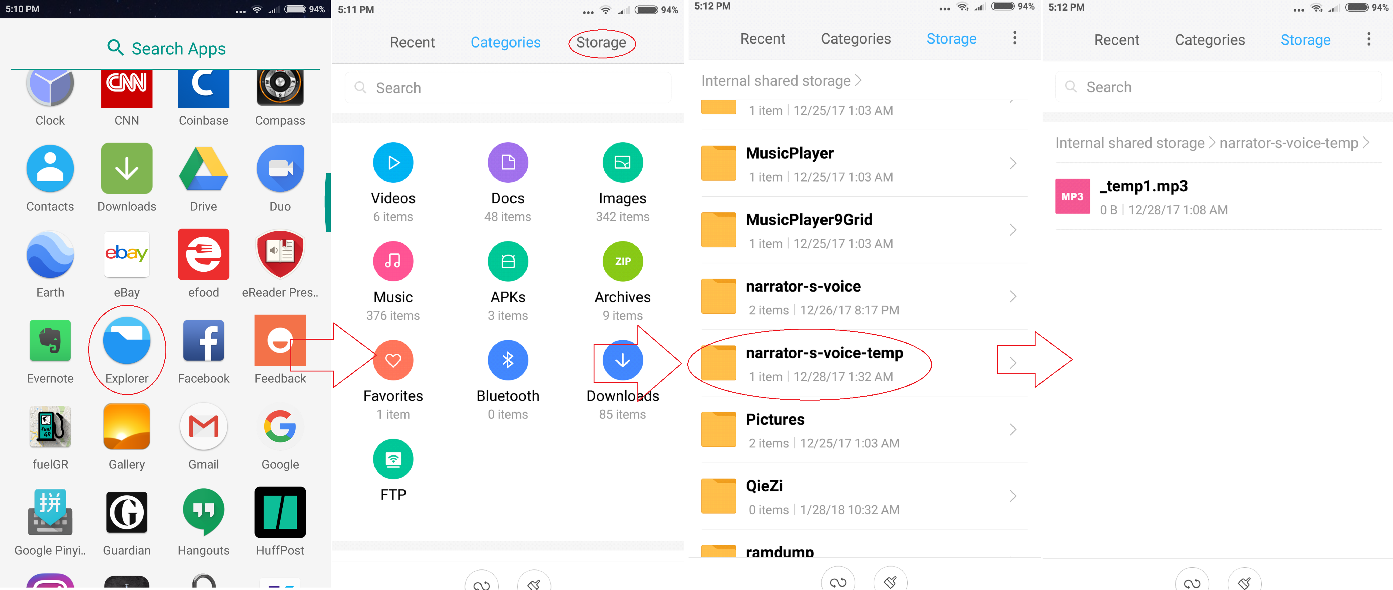 Приложение файл телефона. Voice Temp. 9 Grid items.