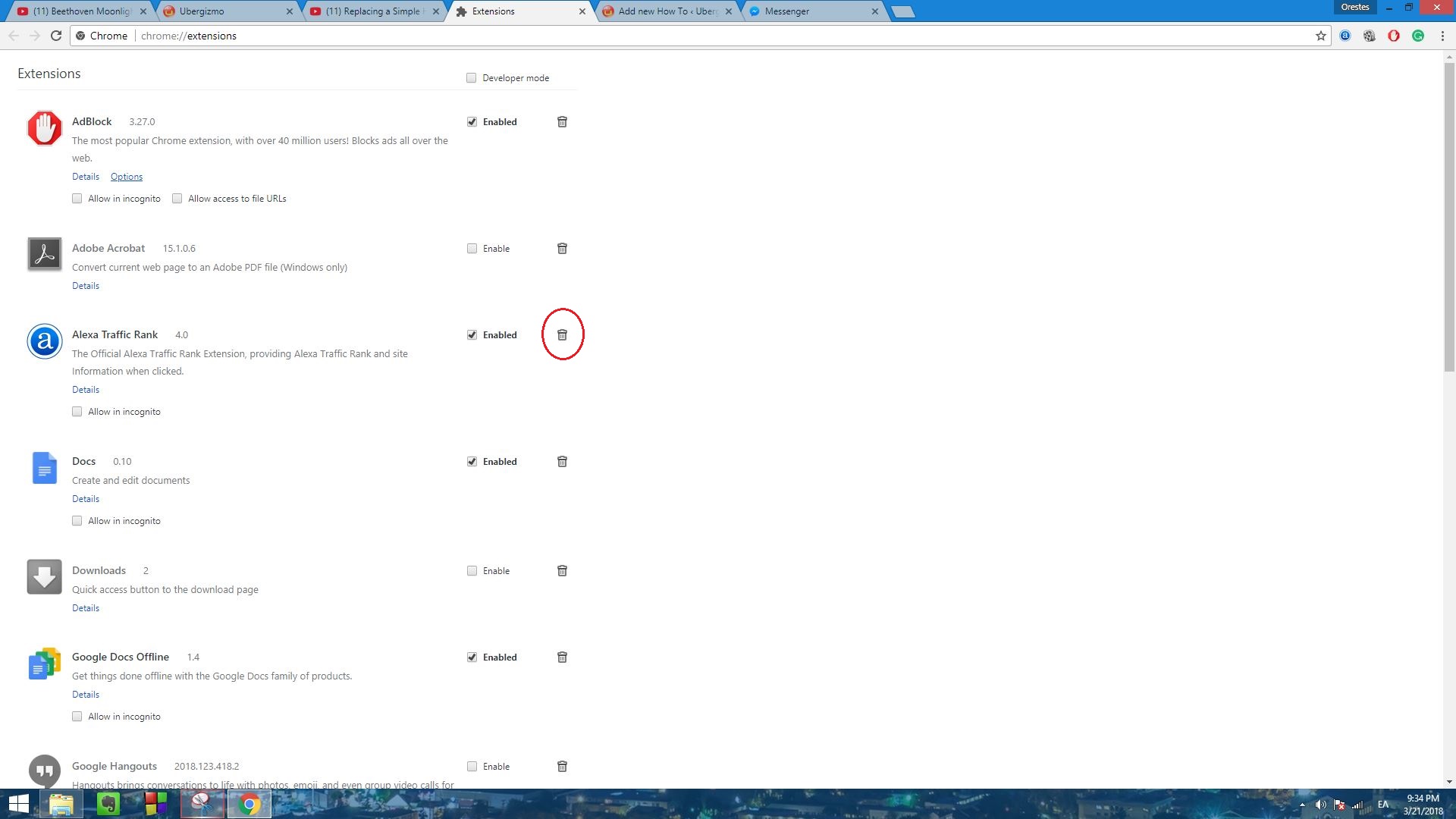 How To Delete Chrome Extensions | Ubergizmo