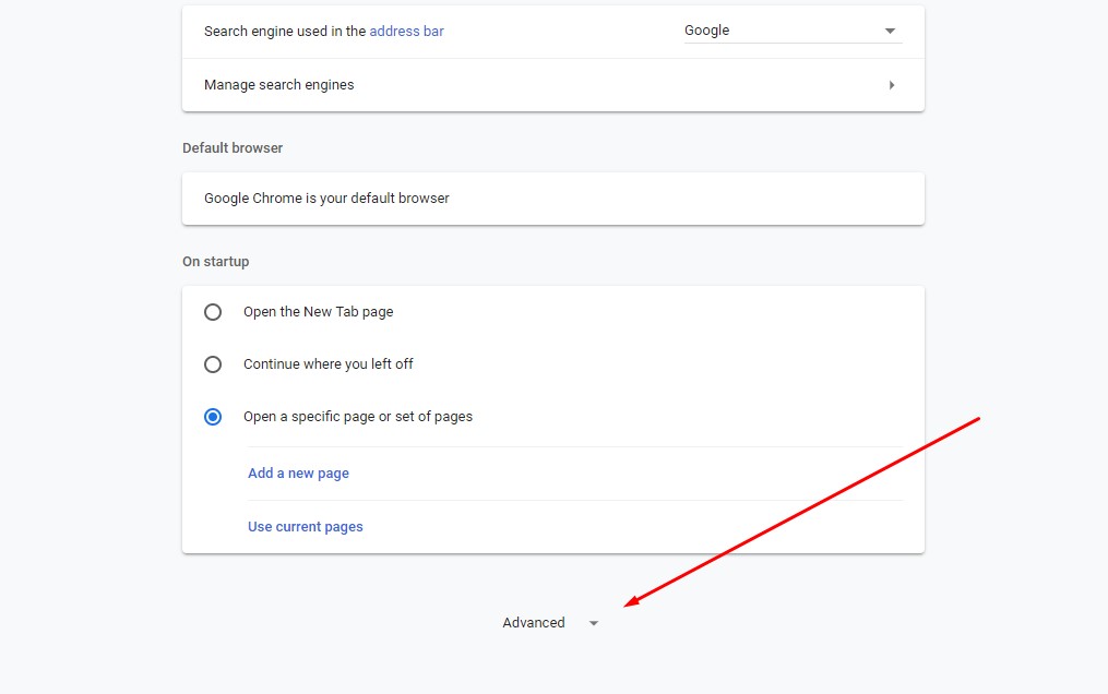 chrome black screen issue