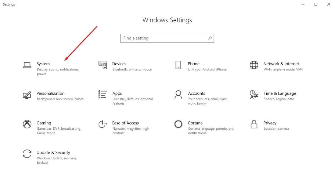 focus assist sytem settings