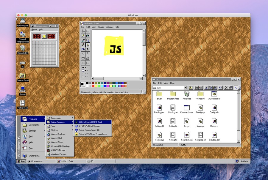 Windows 95 Is Now An App That You Can Download | Ubergizmo