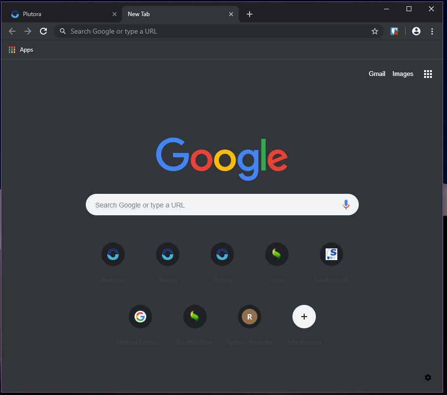 Dark mode chrome