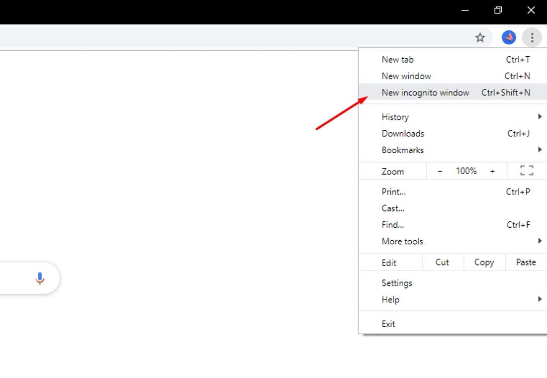 chrome private mode