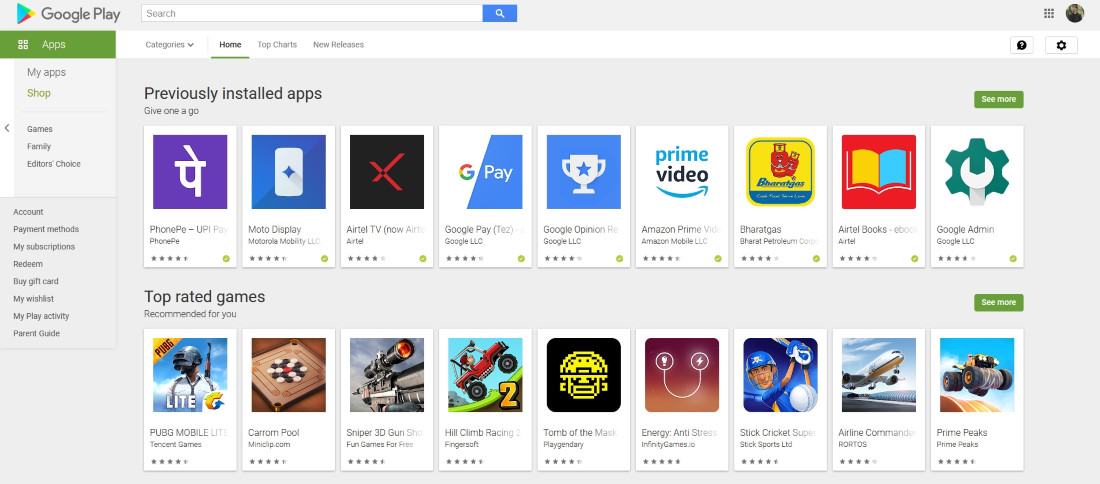 google play store