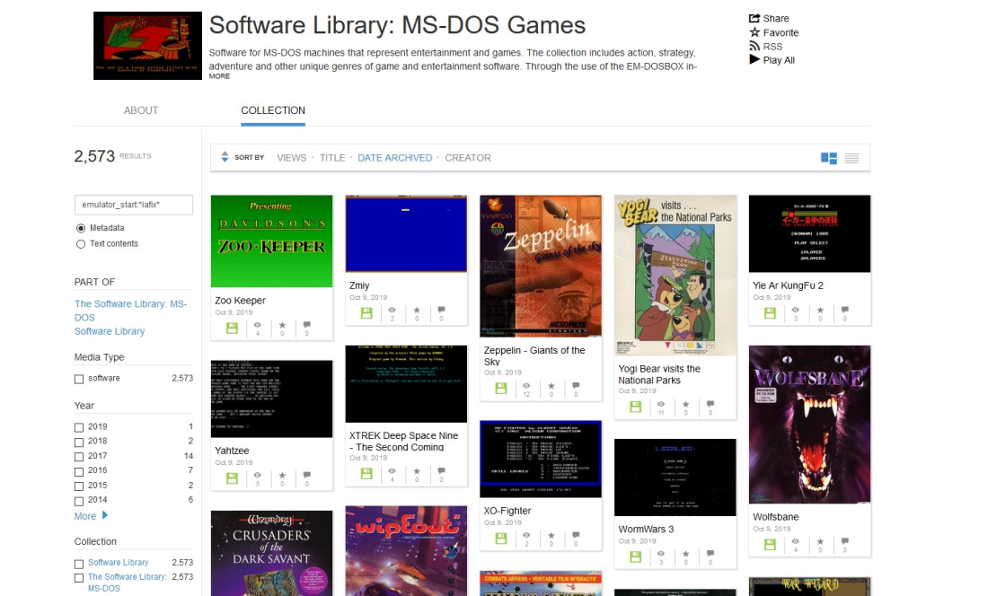 The Internet Archive Adds 2 500 Ms Dos Games Ubergizmo The Internet Archive Adds 2 500 Ms Dos Games Ubergizmo